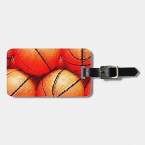 Basketball Travel Bag Tags