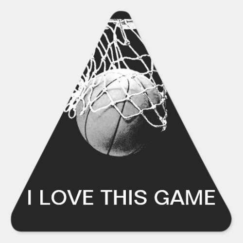 Basketball Triangle Sticker