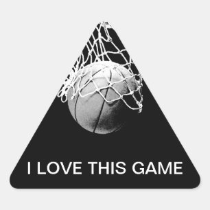 Basketball Triangle Sticker