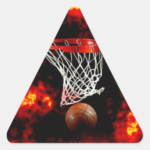 Basketball Triangle Stickers