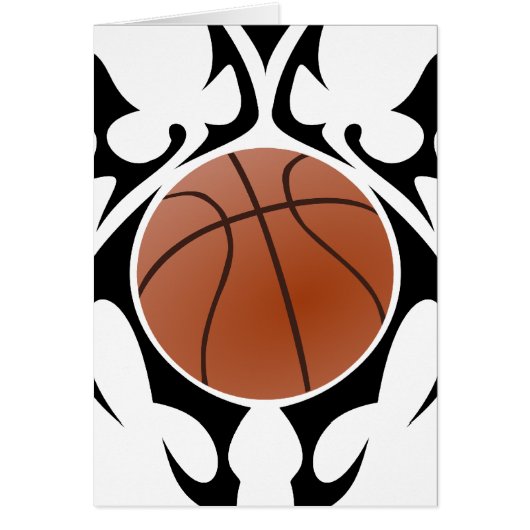 basketball. tribal. cards (Front)