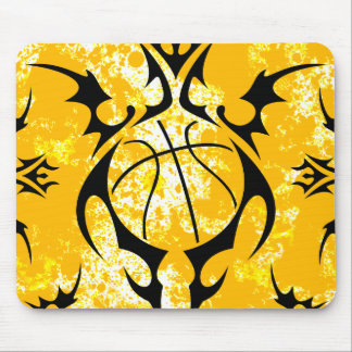 basketball. tribal. mouse pad