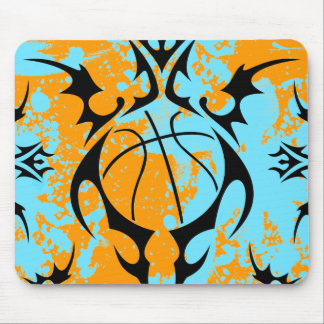 basketball. tribal. mouse pad