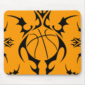 basketball. tribal. mouse pad