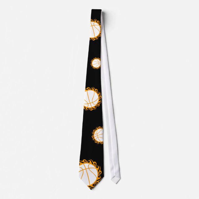 basketball. tribal. neck tie (Front)