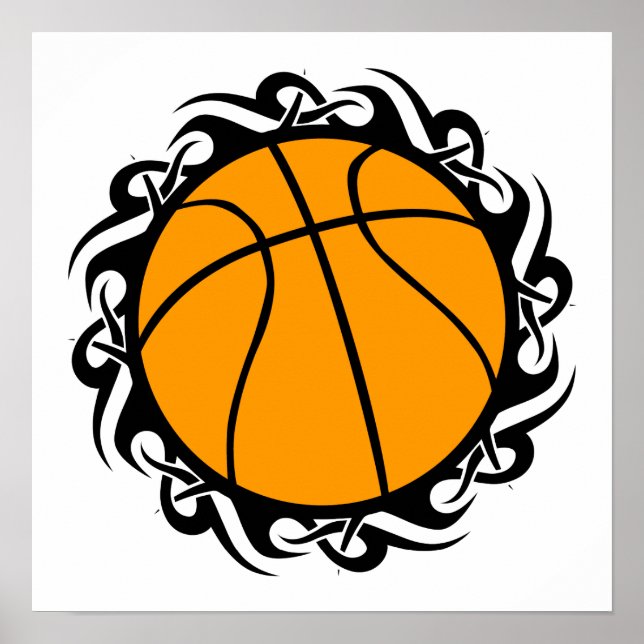 basketball : tribalz poster (Front)