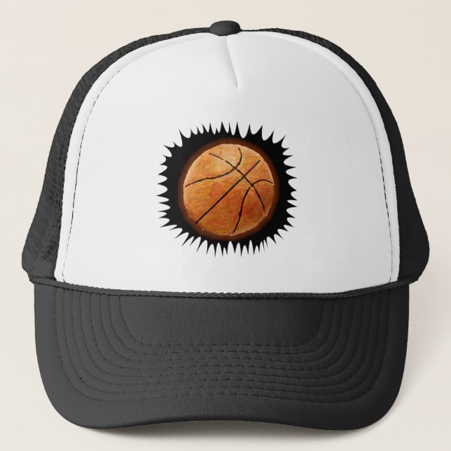 Basketball Trucker Hat (Front)