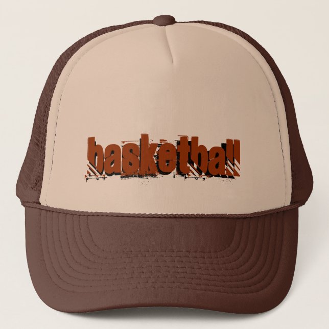 Basketball Trucker Hat (Front)