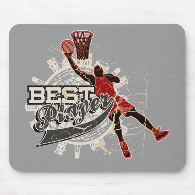 Basketball Tshirts and Gifts Mouse Pad (Front)