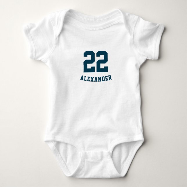 Basketball Uniform Baby Sport Baby Bodysuit (Front)