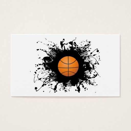 Customizable Basketball Urban Style Business Cards