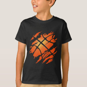 Basketball Usa American Flag Sports Lover Athlete  T-Shirt