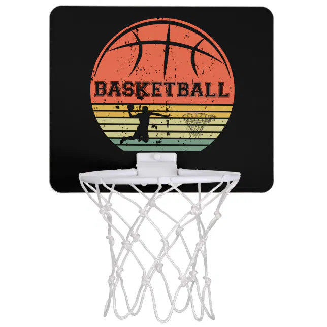 Retro Mini Basketball Hoop