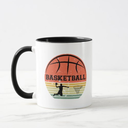 basketball vintage mug