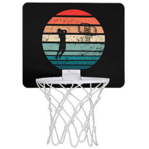 Basketball vintage player slam dunk mini basketball hoop