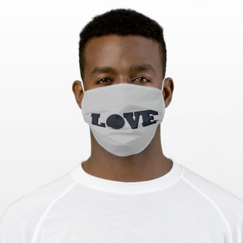 basketball vintage style adult cloth face mask