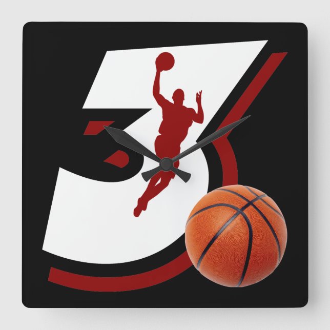 Basketball Wall Clock (Front)