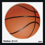 Basketball Wall Decal<br><div class="desc">Basketball Wall Decal. Great for temporary decoration! Decorate walls, windows, lockers, dorm rooms, etc.</div>