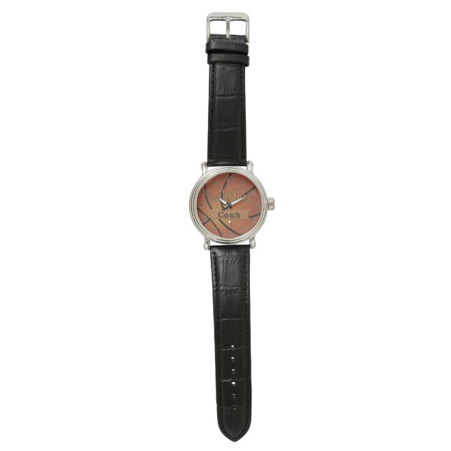 Basketball Watches, Gifts for Coaches Basketball Watch Zazzle