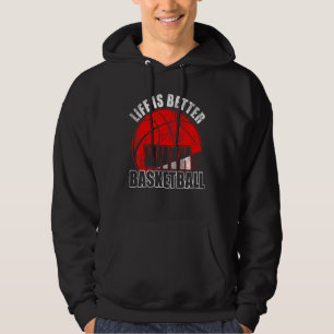Basketball  With Basketball Outdoor Design Hoodie