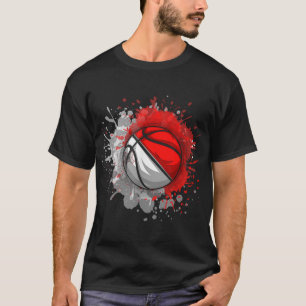 Basketball With Malta Flag T-Shirt