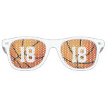 Basketball with your own number | Sports Gift Retro Sunglasses