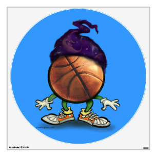 Basketball Wizard Wall Decal