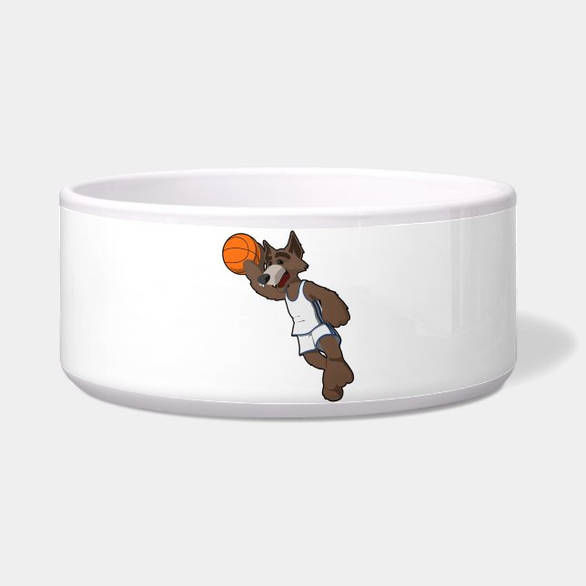 Basketball Wolf Bowl (Front)