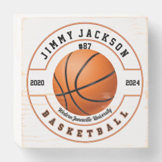 Basketball Wood Box Sign