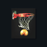 Basketball Wrapped Canvas<br><div class="desc">I Love This Game. Popular Sports - Pop Art Style Basketball Game Ball Image.</div>