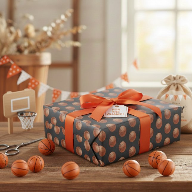 Basketball Wrapping Paper (Creator Uploaded)