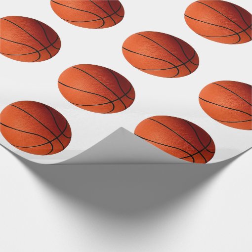 Basketball Wrapping Paper Zazzle