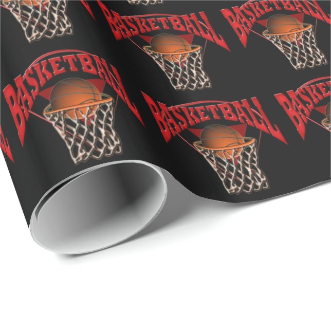 Basketball Wrapping Paper (Roll Corner)