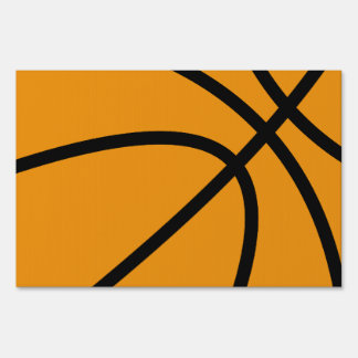 Basketball Yard Sign