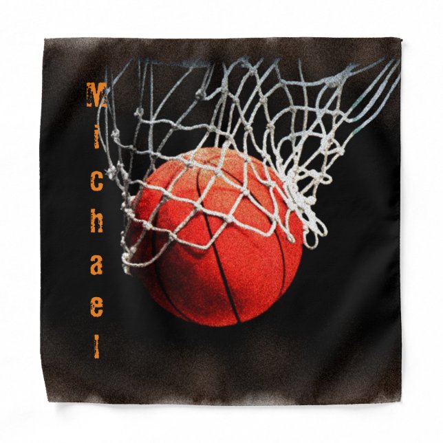Basketball Your Name Bandana (Front)