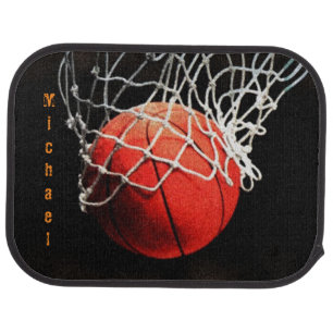 Basketball Your Name Car Floor Mat