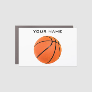 Basketball Your Name Car Magnet
