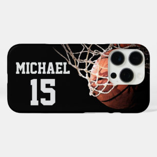 Basketball Your Name iPhone 16 Pro Case