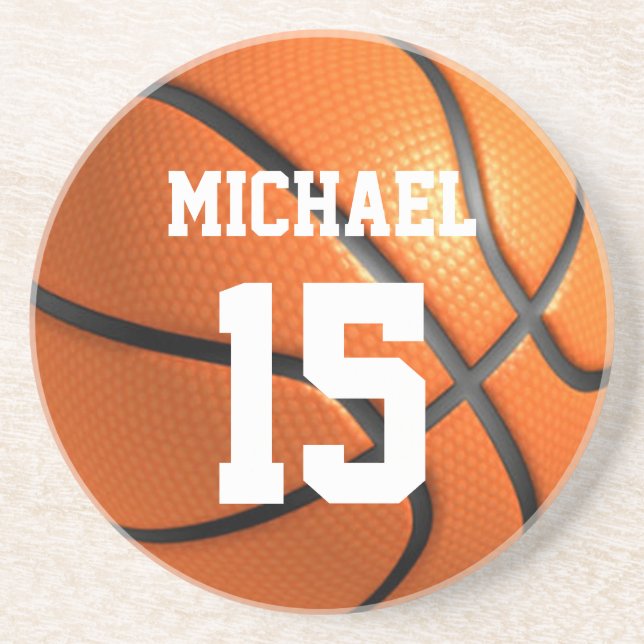 Basketball Your Name Coaster (Front)