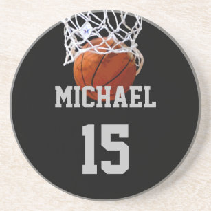 Basketball Your Name Coaster
