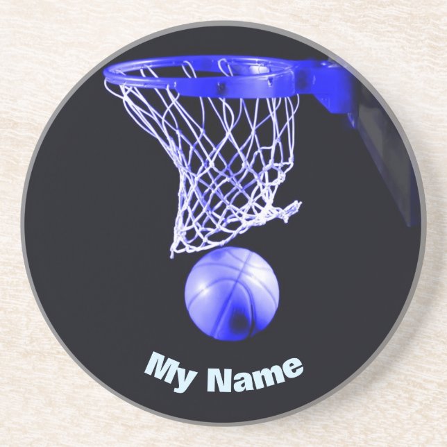 Basketball Your Name Coaster (Front)