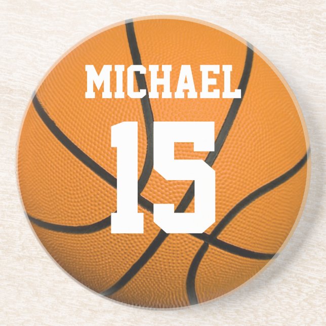 Basketball Your Name Coaster (Front)