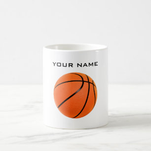 Basketball Your Name Coffee Mug