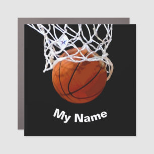 Basketball Your Name Custom Car Magnet