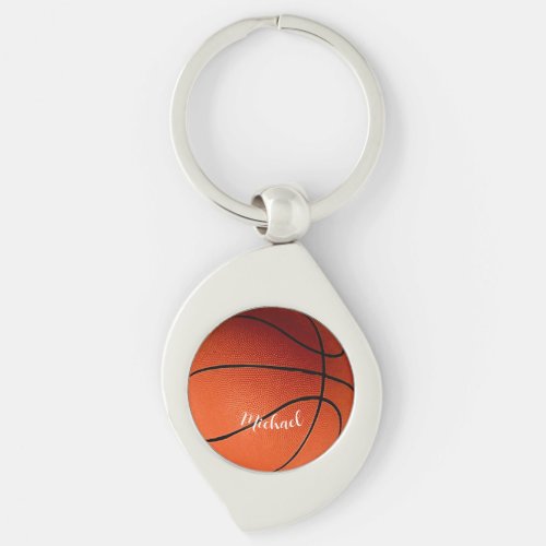 Basketball Your Name Custom Keychain