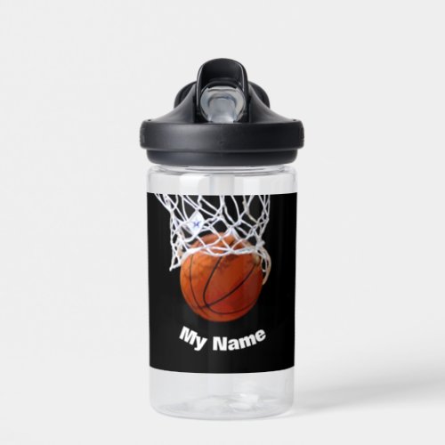 Basketball Your Name Custom Water Bottle