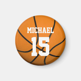 Basketball Your Name Customizable Magnet