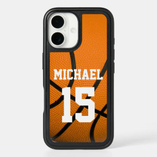 Basketball Your Name Customizable iPhone 16 Case