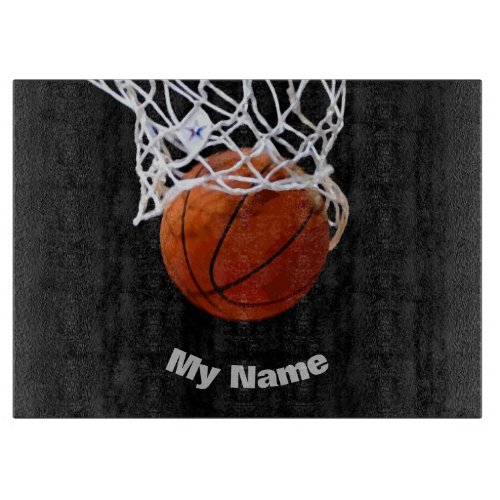 Basketball Your Name Cutting Board