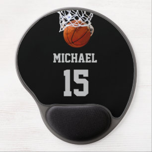 Basketball Your Name Gel Mouse Pad